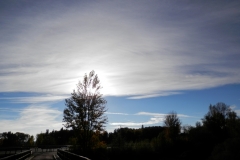 Cirrostratus  fibratus con halo en Maire de Castroponce