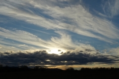 Cirrus fibratus  +  Cirrus intortus en Maire de Castroponce