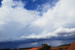Cumulonimbus capillatus praecipitatio