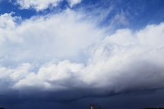 Cumulonimbus capillatus praecipitatio