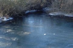 Río helado en el año 2012